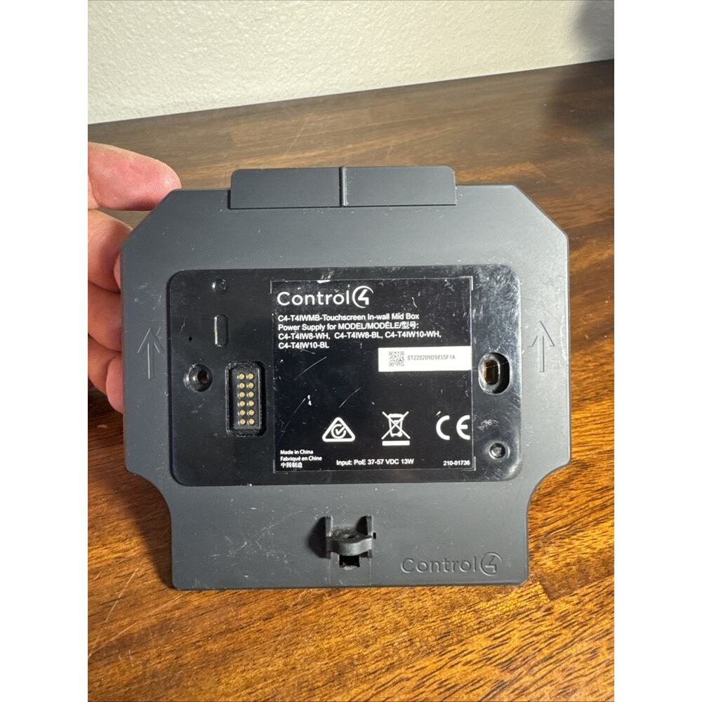 Control4 PoE Powered In-Wall Mid Box for T4 Touchscreen – C4-T4IWMB